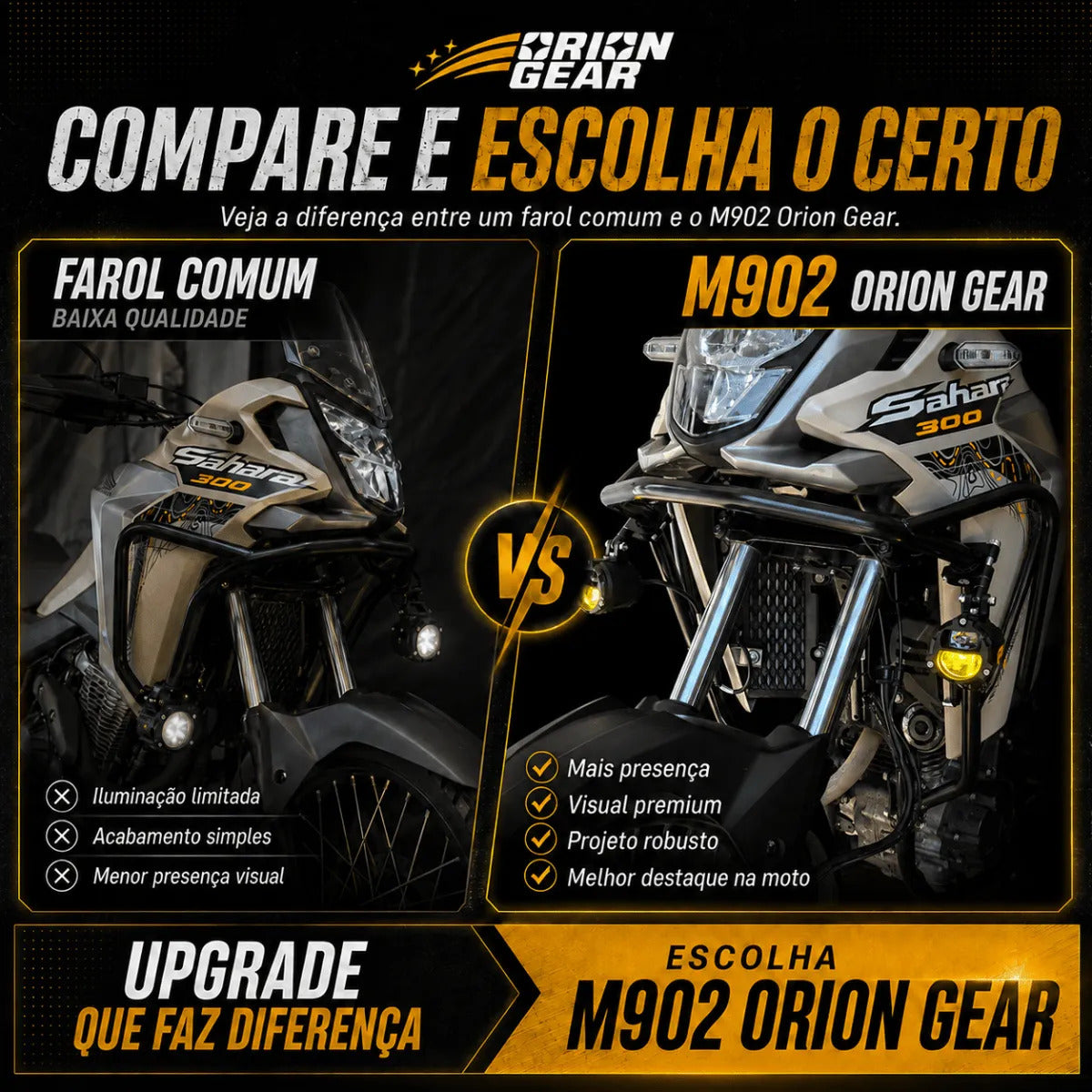 Par Farol De Milha Moto Led Lâmpada Auxiliar Neblina 120w