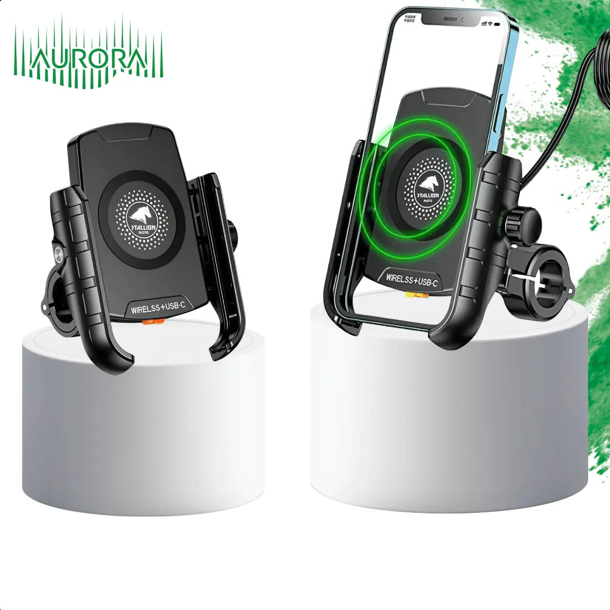 Suporte De Celular Para Moto Motocicleta Com Carregador Usb