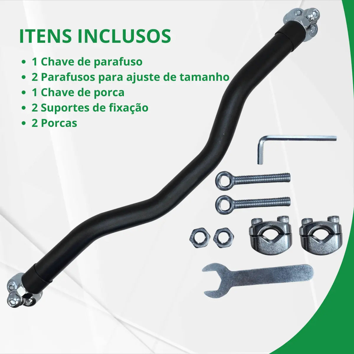 Barra Haste Estabilizadora De Guidão Moto Universal Aurora