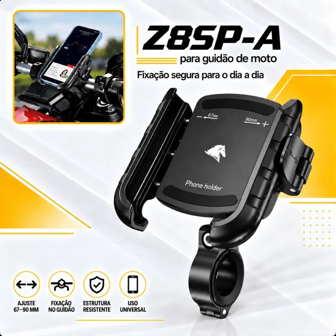 Suporte De Celular Aurora Para Moto Universal Antifurto