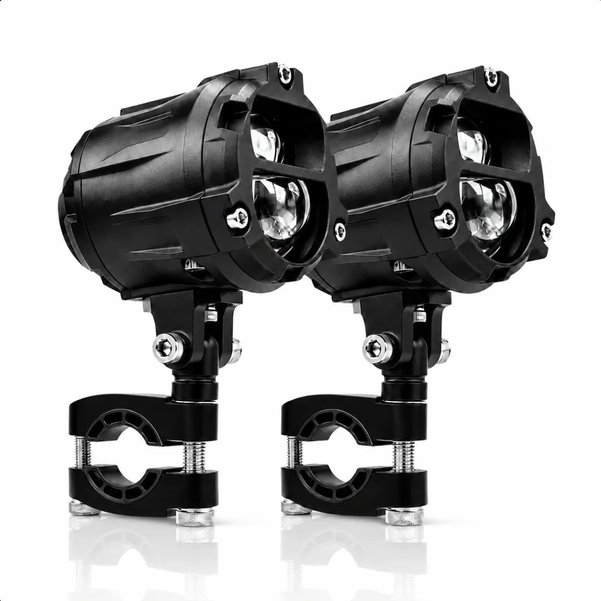 Par Farol De Milha Moto Led Lâmpada Auxiliar Neblina 120w