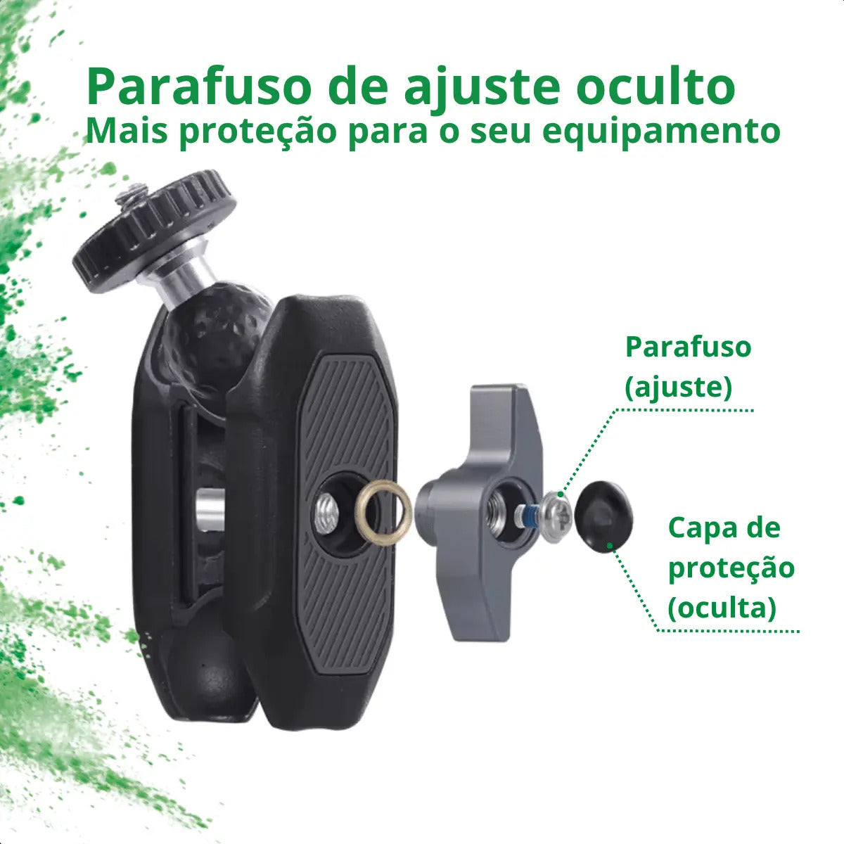 Suporte De Câmera Esportiva Para Moto Antifurto Aurora