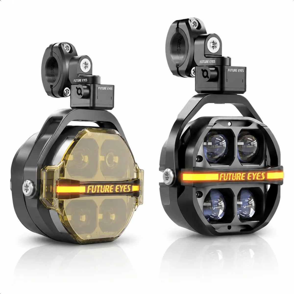 Par Farol De Milha Moto Led Auxiliar Neblina 180w Strobo