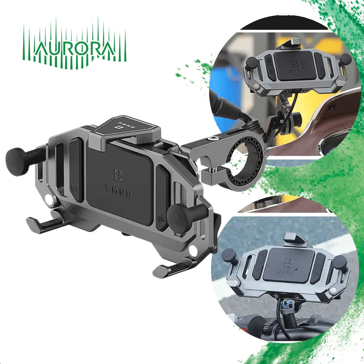 Suporte Celular Para Moto Antifurto Prova D'água Universal