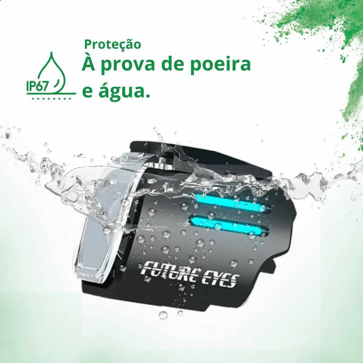 Par Farol De Milha Led Motocicleta Lâmpada Auxiliar Neblina