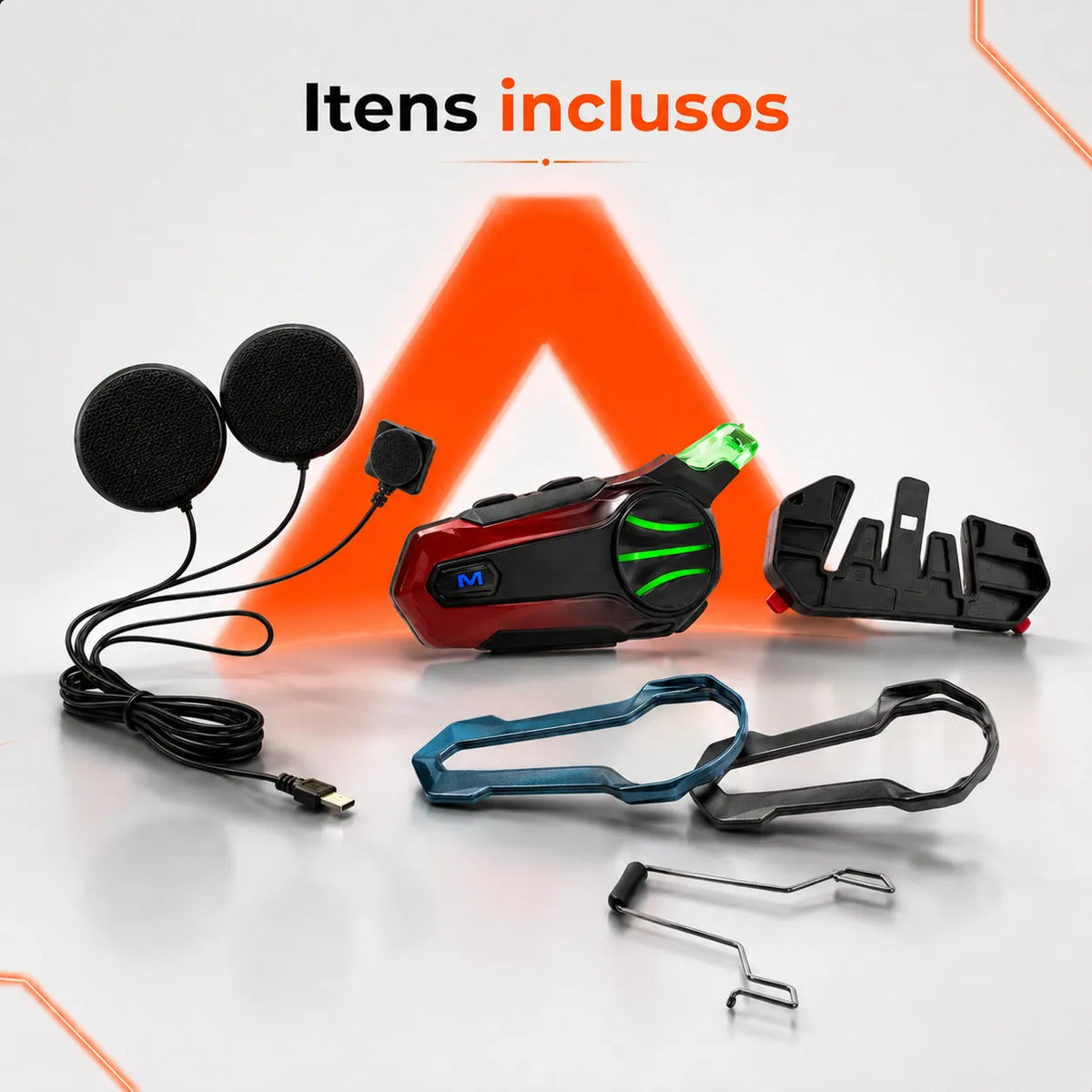 Intercomunicador X1 Moto Fone De Ouvido Capacete Bluetooth