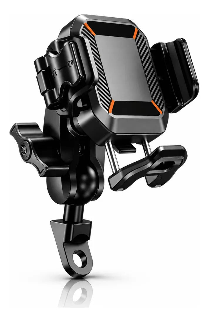 Suporte Celular Com Carregador De Moto Universal Antifurto