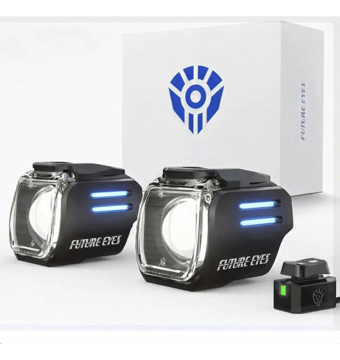 Par Farol De Milha Led Motocicleta Lâmpada Auxiliar Neblina