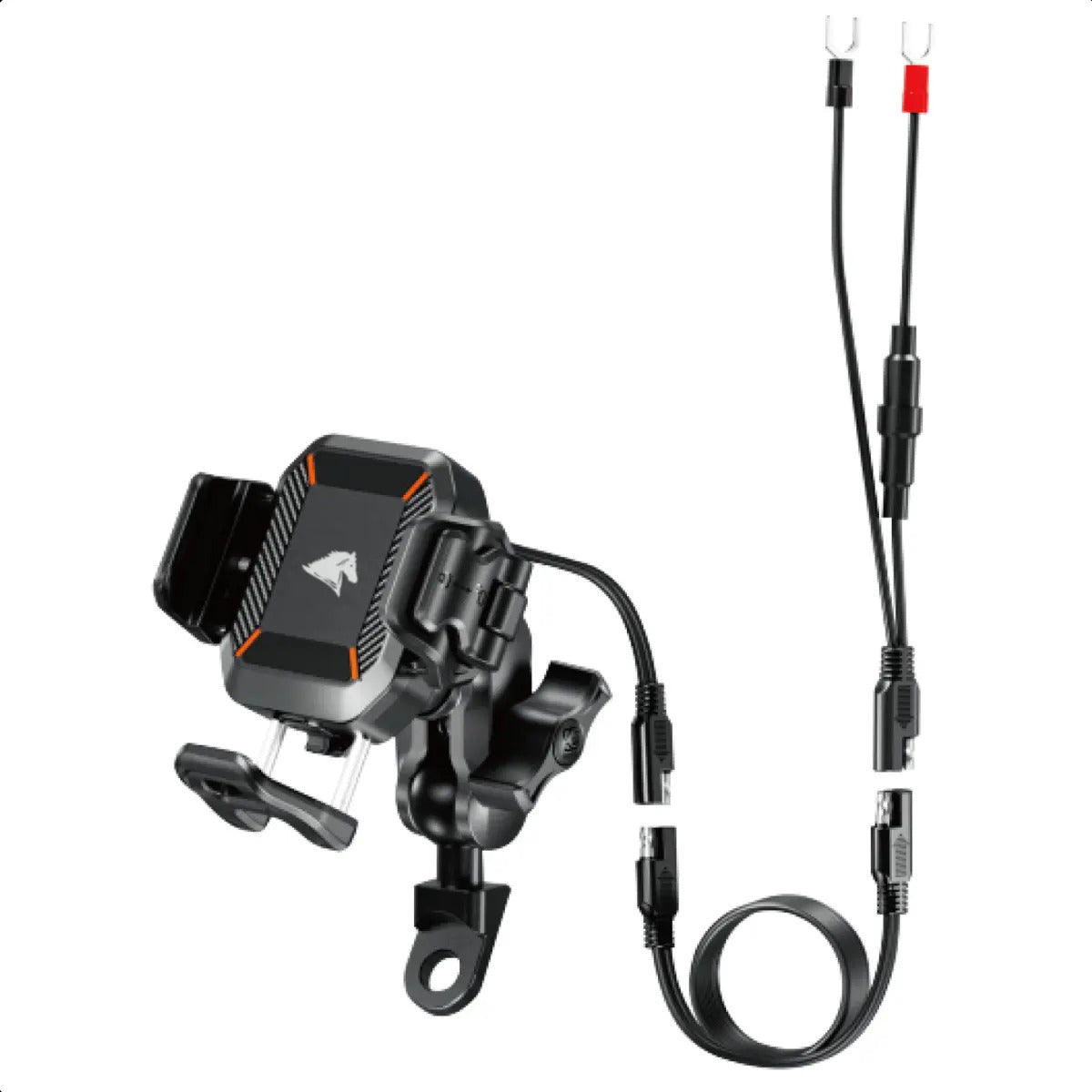Suporte Celular Com Carregador De Moto Universal Antifurto