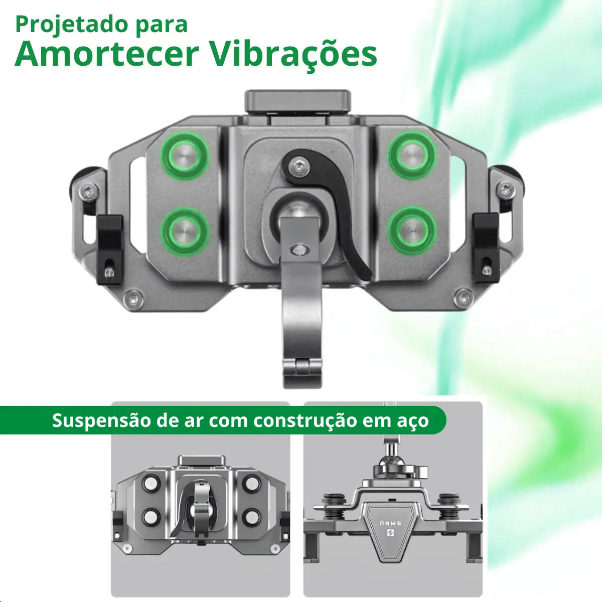 Suporte De Celular Para Moto Com Carregador Universal Usb C