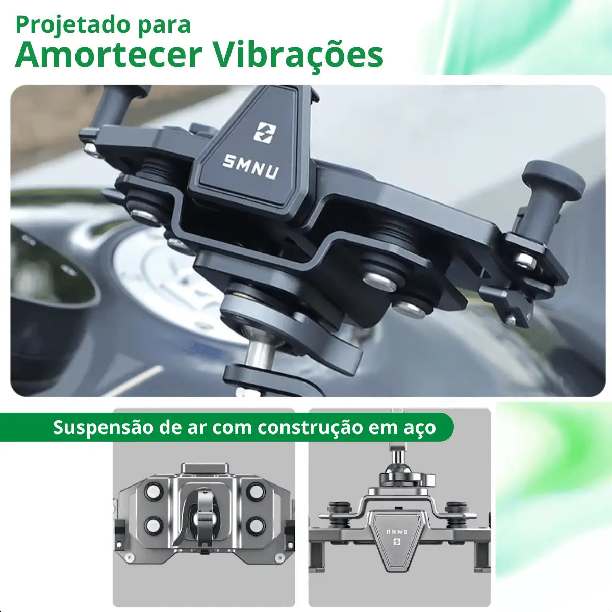 Suporte Celular Para Moto Antifurto Prova D'água Universal